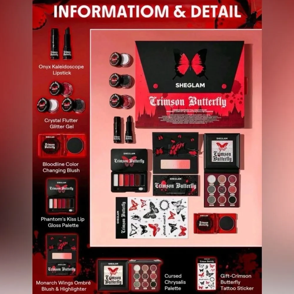 Sheglam discover crimson